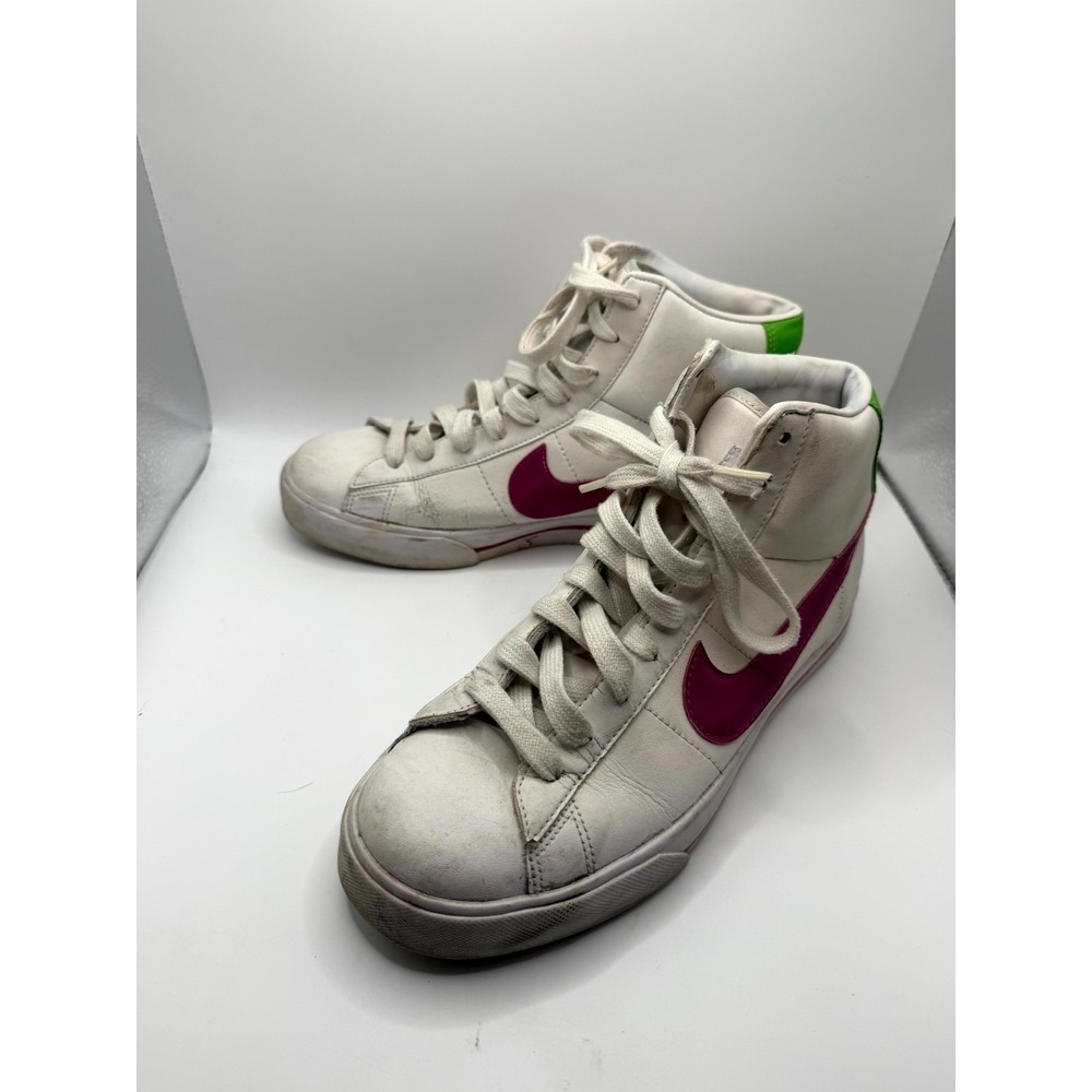 VTG Nike Sweet Classic 354697-161 Women 8.5 Sneaker White Leather High Top Shoes